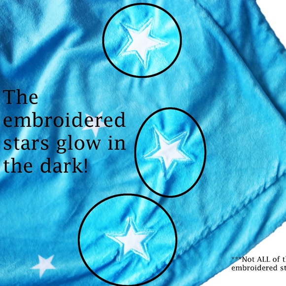 Reverse flip sequin unicorn glow dark blanket thro - Picture 8 of 8